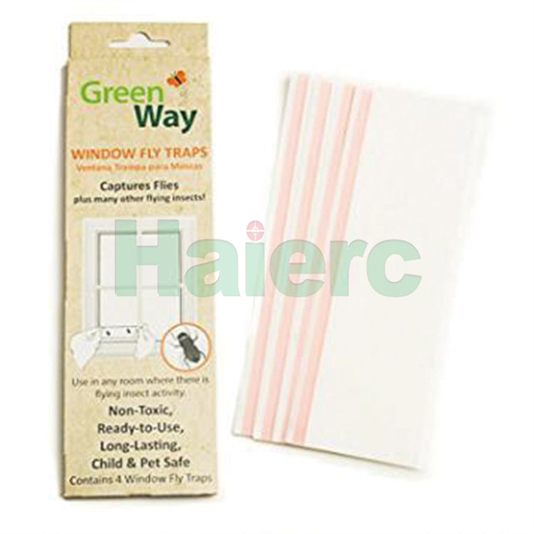Haierc Cửa sổ dán bẫy côn trùng bẫy ruồi bẫy ruồi Bẫy ruồi keo bẫy ruồi để xây nhà HC4105