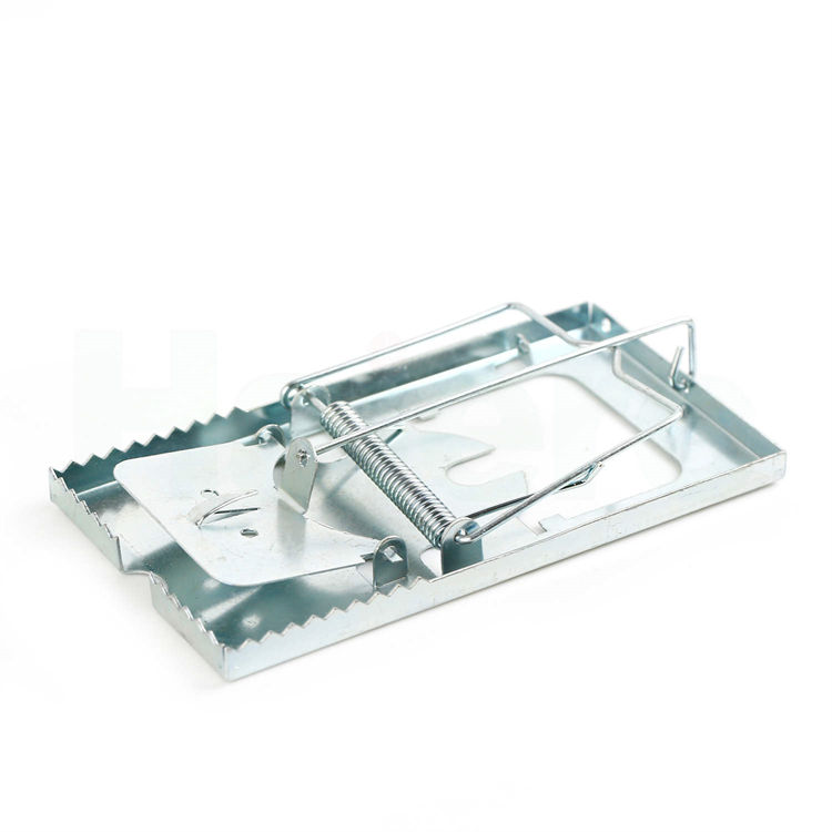 Bẫy chuột Haierc, bẫy chuột bằng kim loại, màu bạc, mã sản phẩm HC2214