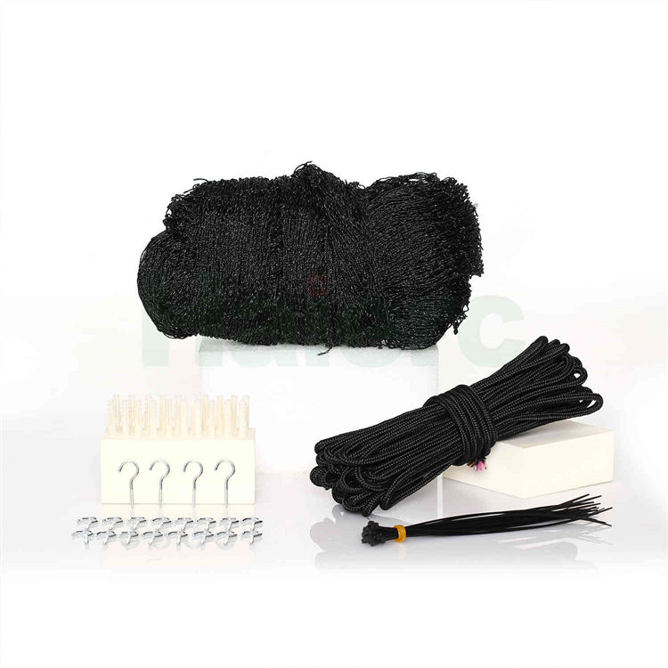 Haierc protect safety cat fall home netting black woven mesh cat net