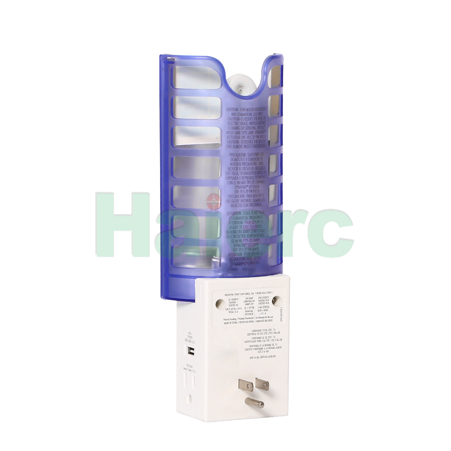 Haierc Muỗi trong nhà bẫy lỗi giết người Zapper gắn đèn diệt muỗi