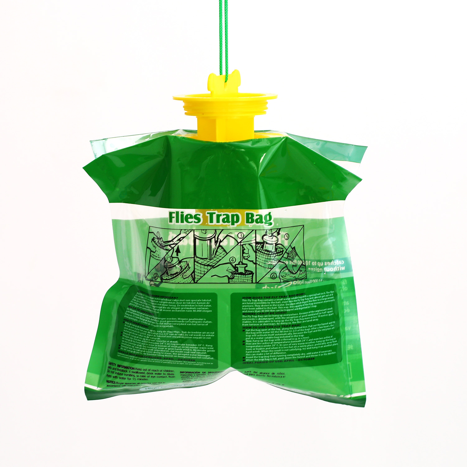 Haierc Outdoor Very Effective Hanging Fly Catcher Bag Disposable Fly Insects Trap Bags