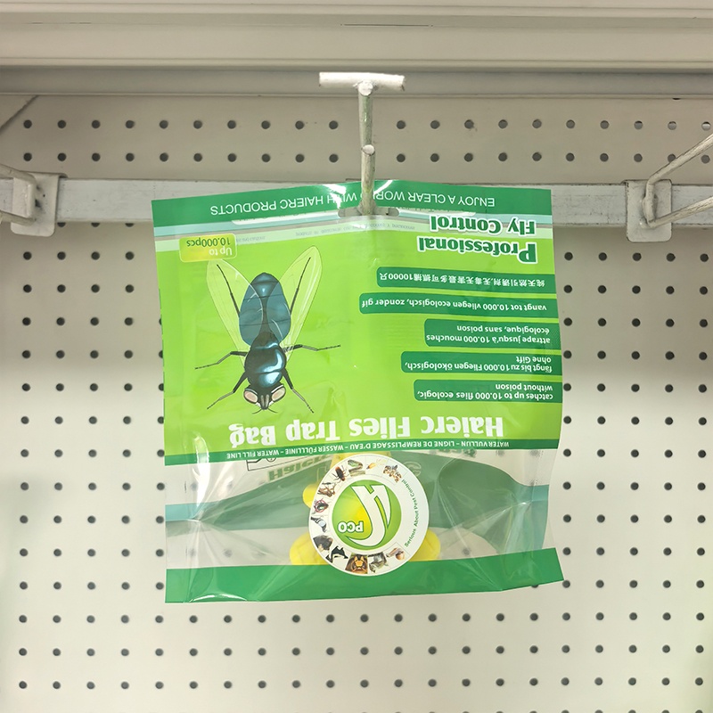 Bẫy ruồi Haierc ngoài trời, bẫy ruồi cho sân hiên, túi bắt ruồi không độc hại dùng ngoài trời, dùng một lần. Bộ bắt côn trùng treo cho tất cả các loại ruồi bẩn.