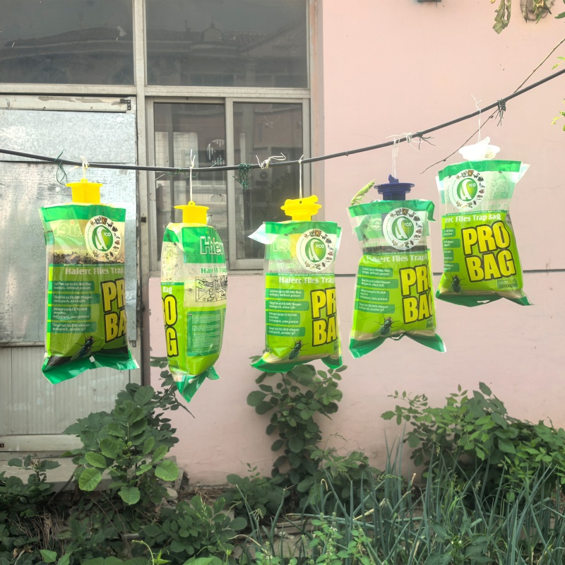 Haierc Bán Chạy Sản Phẩm Diệt Côn Trùng Không Độc Hại Treo Ngoài Trời Túi Bẫy Ruồi Trái Cây Dùng Một Lần Lớn Cho Vườn & Nhà Bắt Ruồi