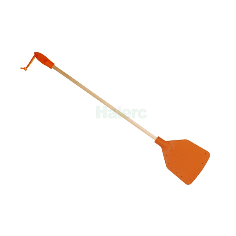 Vợt muỗi da Haierc chắc chắn cho sử dụng trong nhà, cán dài, vợt muỗi gỗ chịu lực nặng kèm dây treo, vợt muỗi bền bỉ.