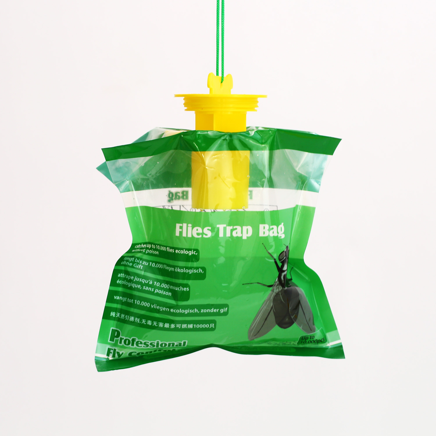 Bao bì bẫy ruồi dùng một lần OEM, Thiết bị kiểm soát côn trùng ruồi, Chai diệt ruồi HC4215N3