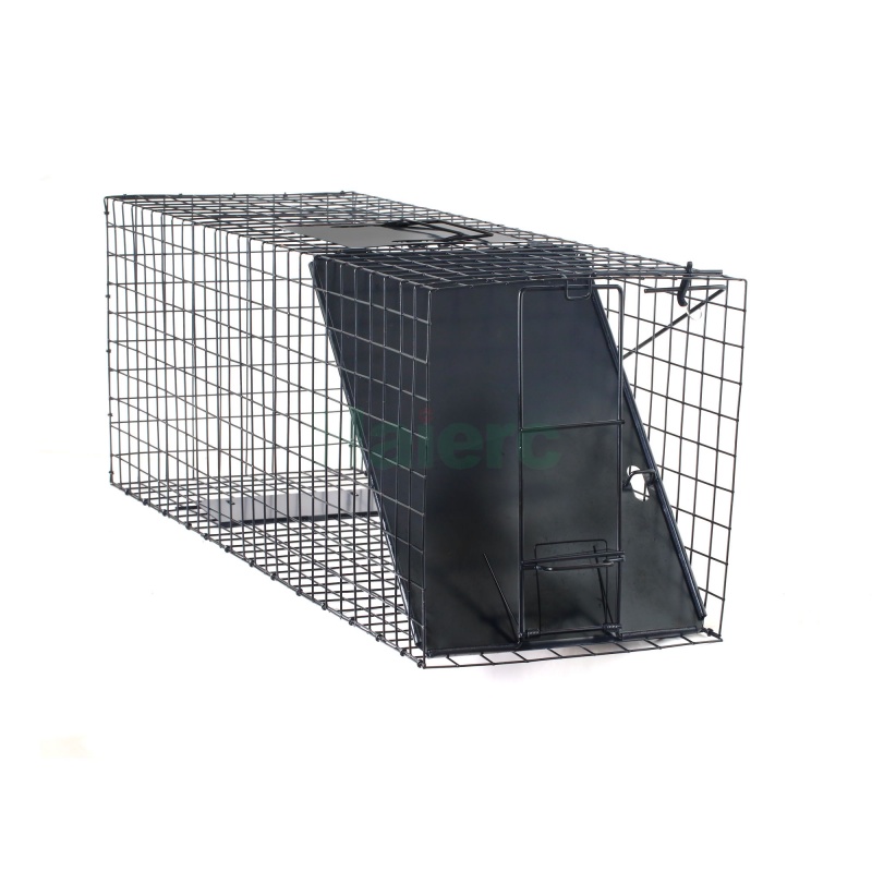 Lồng bẫy động vật lớn 83,5 x 29 x 31,2 cm – Lồng bẫy an toàn, gấp gọn, chịu lực cao, dùng để bắt cáo, chó hoang, mèo, sóc đất, opossum