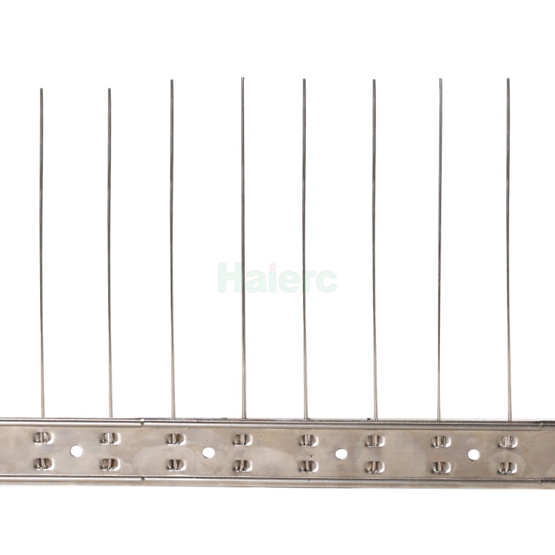 Cọc chống chim bằng thép không gỉ cho tấm pin năng lượng mặt trời, dải chống chim 30/50/100cm để kiểm soát chim muội