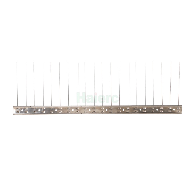 Cọc chống chim bằng thép không gỉ cho tấm pin năng lượng mặt trời, dải chống chim 30/50/100cm để kiểm soát chim muội